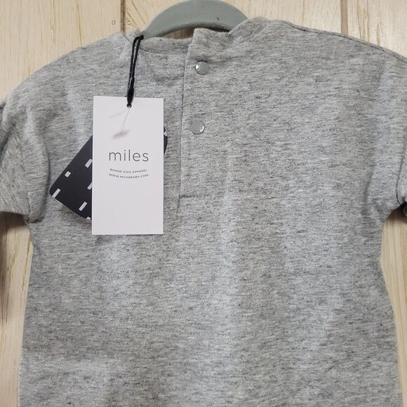 Miles the Label Gray Baby Pullover Sweater 3M - Picture 5 of 5
